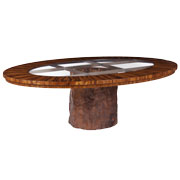 Laburnam oval dining or centre table