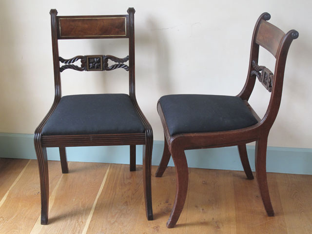 Extended set of chairs