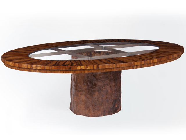 Laburnam oval dining or centre table