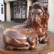 Sculpture of the Lion and Lamb